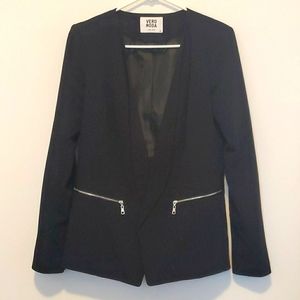 Vero Moda - Black Oversized Tuxedo Blazer